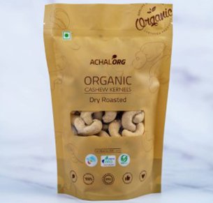 Dry Roasted & Salted Organic Cashew Nuts XXXL